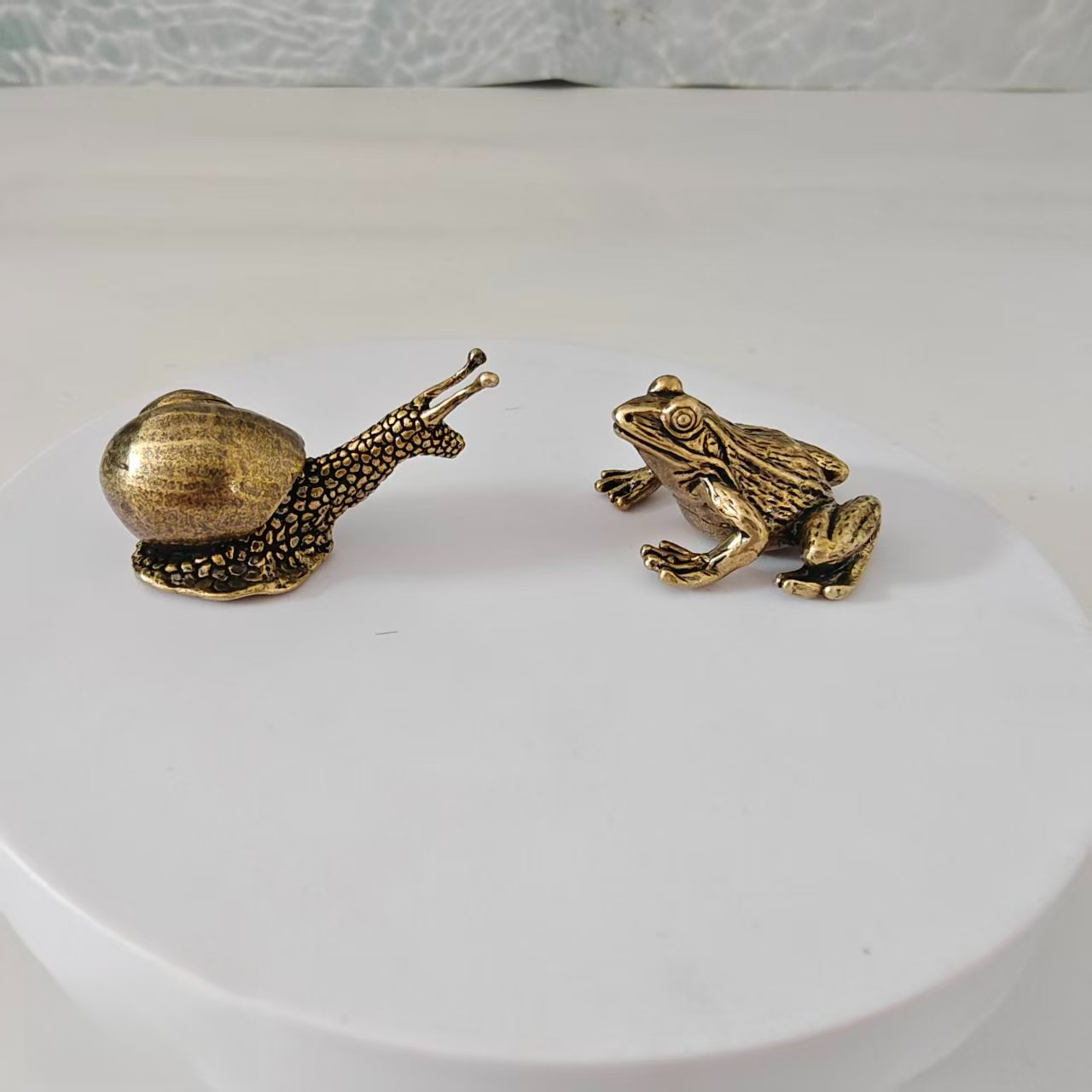 Aquarium Marine Fish - 2 pieces of brass frog and