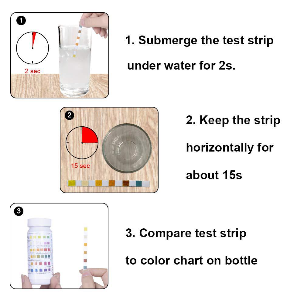 6 in 1 Pool Water Test Strips, - огляд і ціна Marine Aquarium Water Testing
