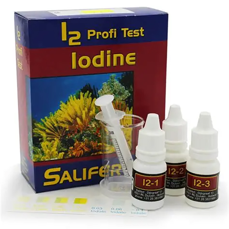Salifert Iodine I2 Profi-Test  - огляд і ціна Marine Aquarium Water Testing