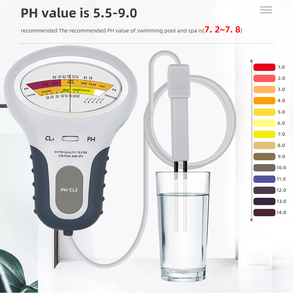 2 In 1 Chlorine Detector PH &  - огляд і ціна Marine Aquarium Water Testing
