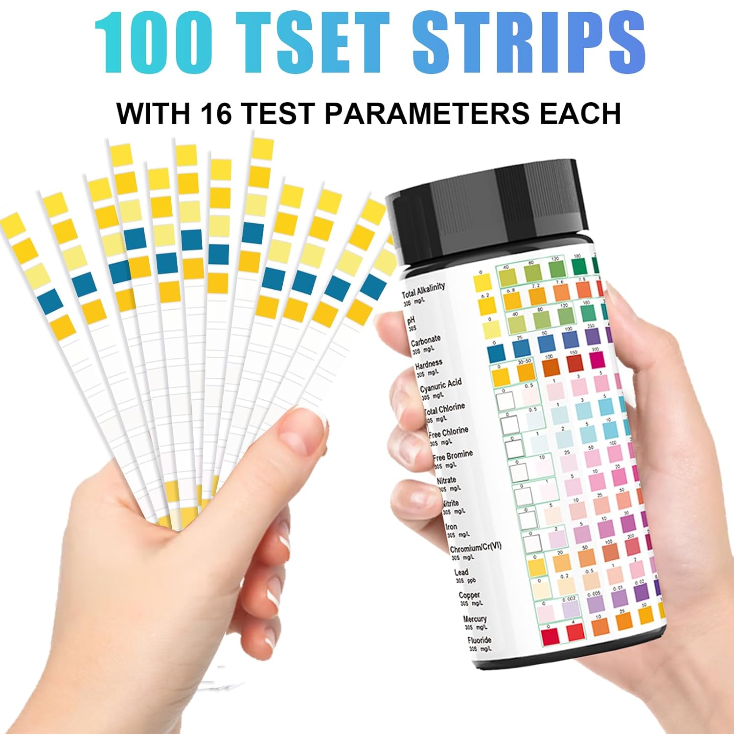 16-in-1 Water Test Kit Strips, - огляд і ціна Marine Aquarium Water Testing