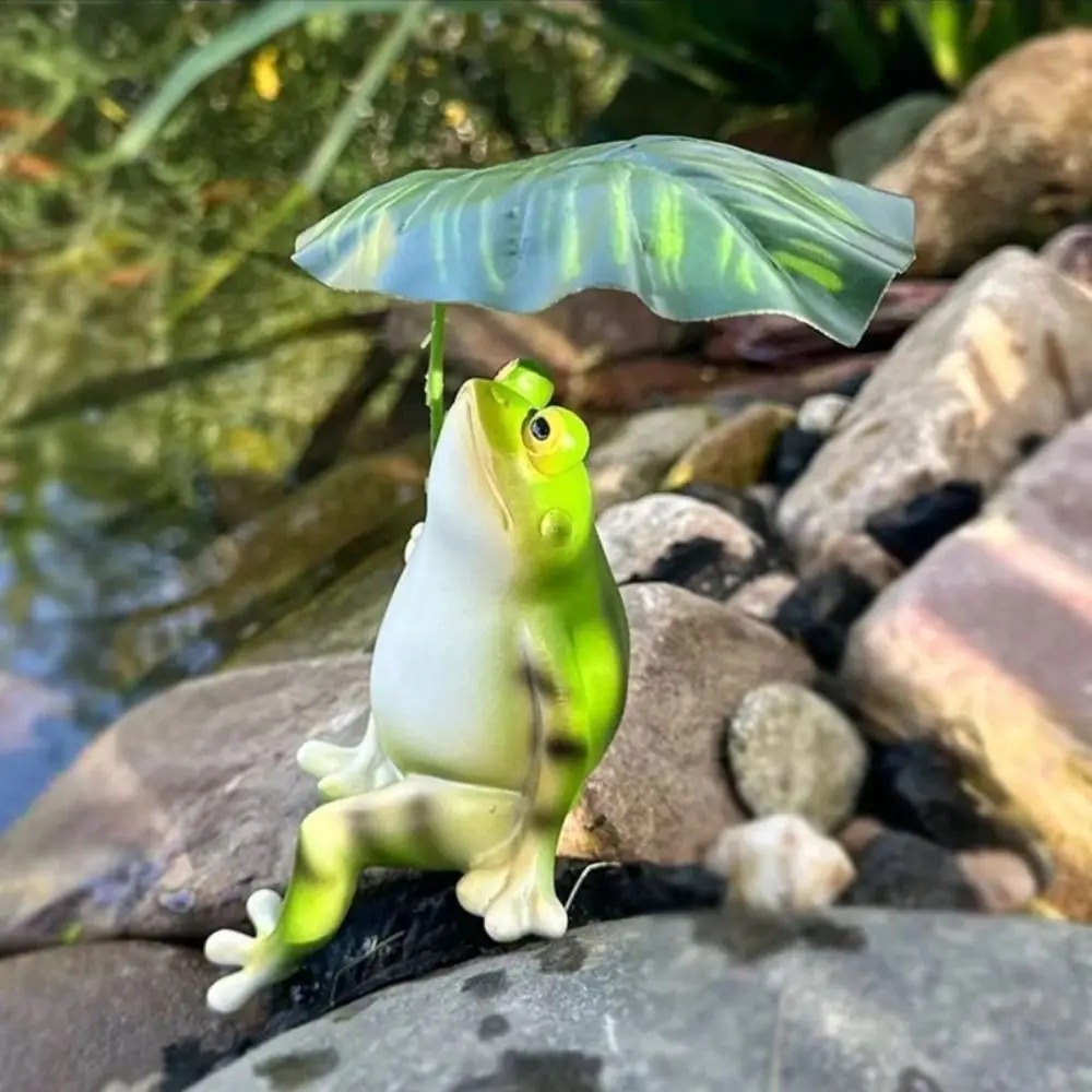 Cartoon Resin Frog Figurine Cr - огляд і ціна Aquarium Marine Fish