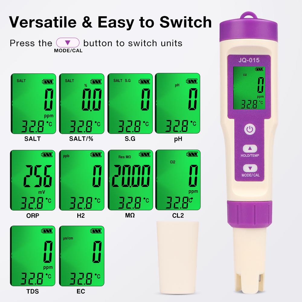 Bluetooth 10 in 1 Water Qualit - огляд і ціна Marine Aquarium Water Testing