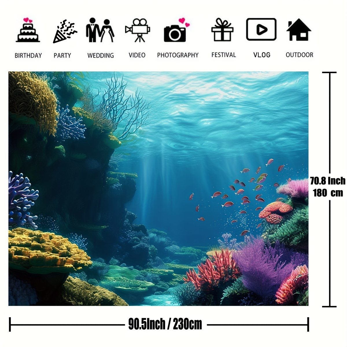 1pc Underwater Coral Reef Fish - огляд і ціна Aquarium Marine Fish